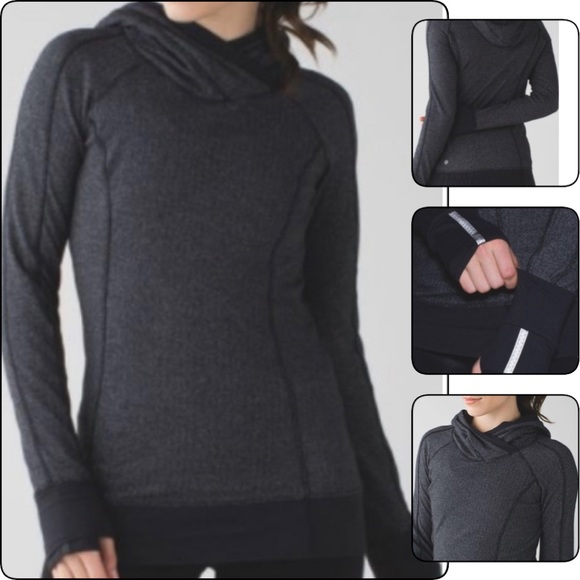 Like New Lululemon Women’s Think Fast Herringbone Hoodie, Size 2 - Picture 1 of 13